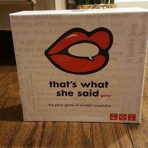Thats What She Said Hilarious Adult Card Game